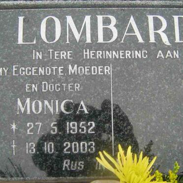 LOMBARD Monica 1952-2003