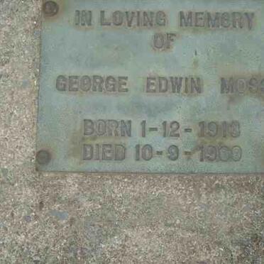MOSS George Edwin 1913-1969