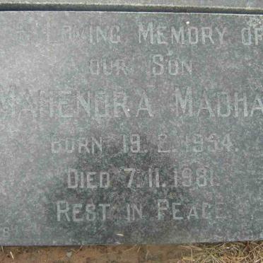 MADHAY Mahendra 1954-1981