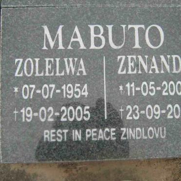 MABUTO Zolelwa 1954-2005 :: MABUTO  Zenande 2000-2000