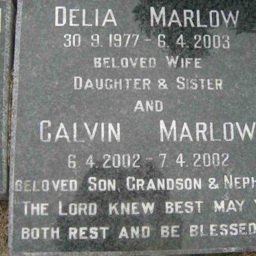 MARLOW  Calvin 2002-2002 :: MARLOW Delia 1977-2003