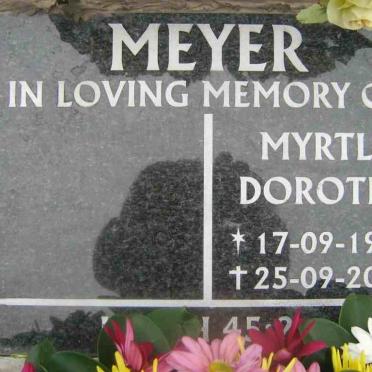 MEYER Myrtle Dorothy 1931-2006