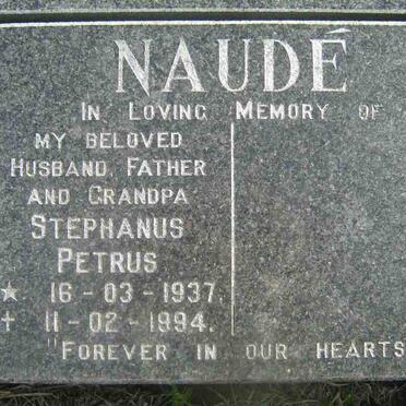 NAUDE Stephanus Petrus 1937-1994