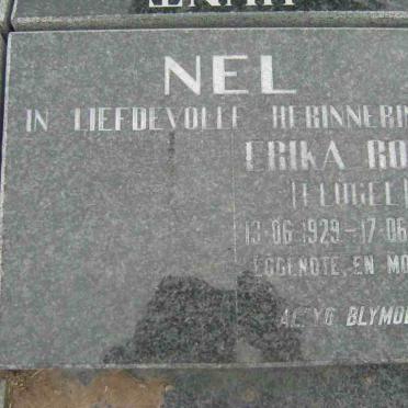 NEL Erika Rose nee FLUGEL 1929-2002