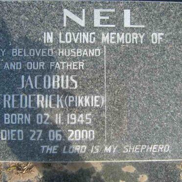 NEL Jacobus Frederick  1945-2000