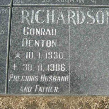 RICHARDSON Conrad Denton 1930-1986