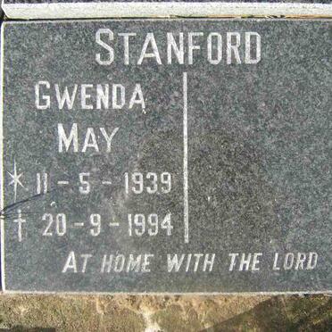 STANFORD Gwenda May 1939-1994