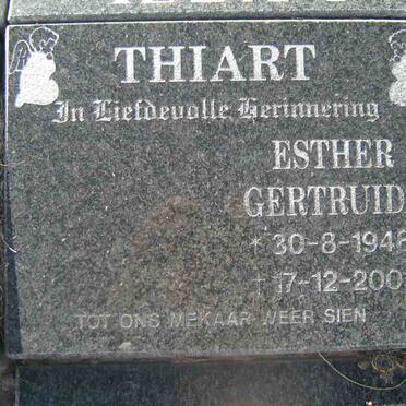THIART Esther Gertruida 1948-2001