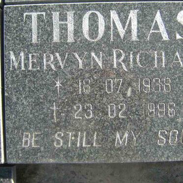 THOMAS Mervyn Richard 1938-1996