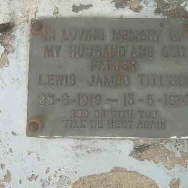 TITMUSS Lewis James 1919-1974
