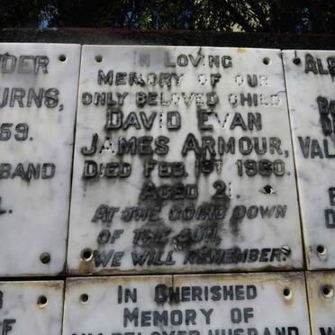 ARMOUR David Evan James -1960