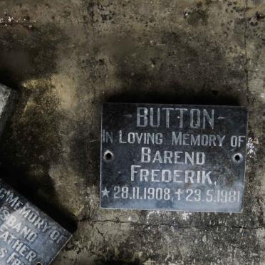 BUTTON Barend Frederik 1908-1981