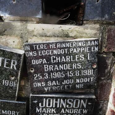 BRANDERS Charles L. 1905-1981