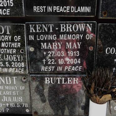 BROWN Mary May, KENT 1913-2004