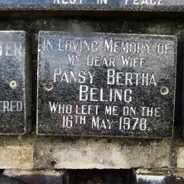 BELING Pansy Bertha -1978