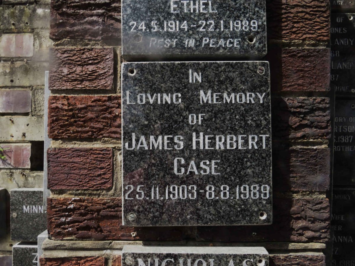 CASE James Herbert 1903-1989