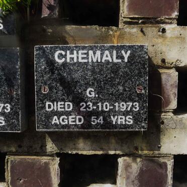 CHEMALY G. -1973