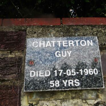 CHATTERTON Guy -1960