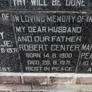 CENTER Robert 1900-1971