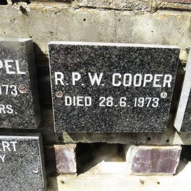 COOPER R.P.W. -1973