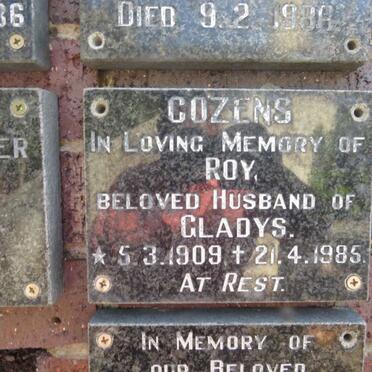 COZENS Roy 1909-1985