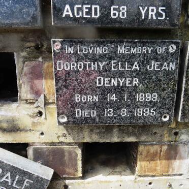 DENYER Dorothy Ella Jean 1899-1995