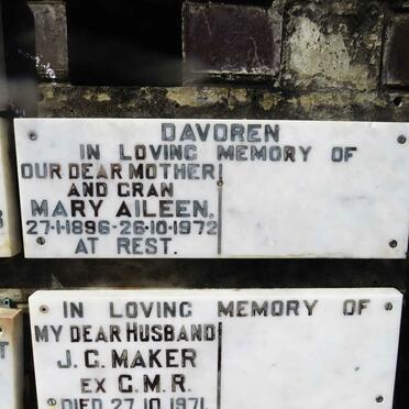 DAVPREN Mary Aileen 1896-1972