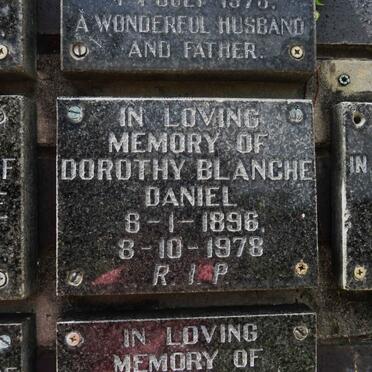 DANIEL Dorothy Blanche 1896-1978
