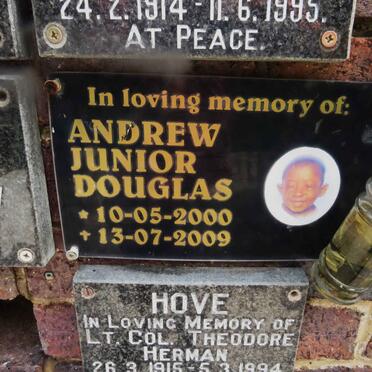 DOUGLAS Andrew Junior 2000-2009