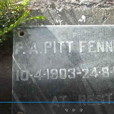 FENNELL P.A. Pitt 1903-1970