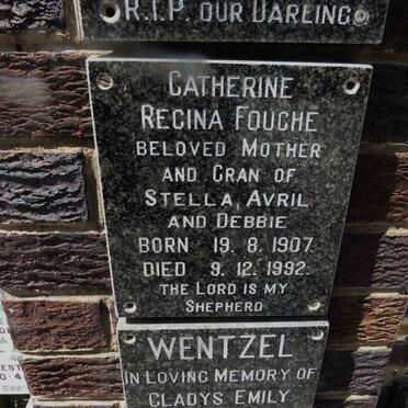 FOUCHE Catherine Regina 1907-1992