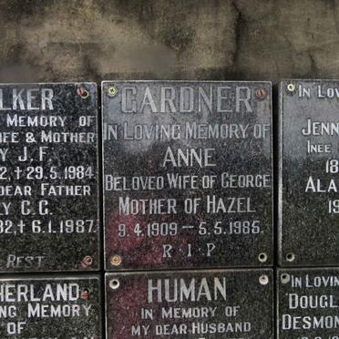 GARDNER Anne 1909-1985