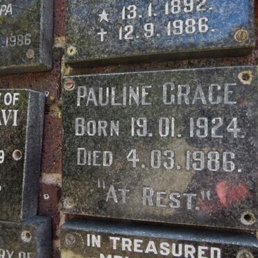 GRACE Pauline 1924-1986