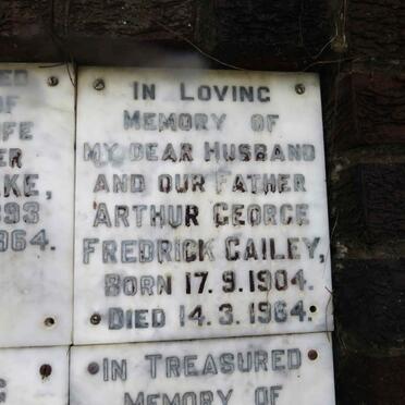 GAILEY Arthur George Fredrick 1904-1964