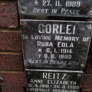 GORLEI Rosa Eola 1914-1989