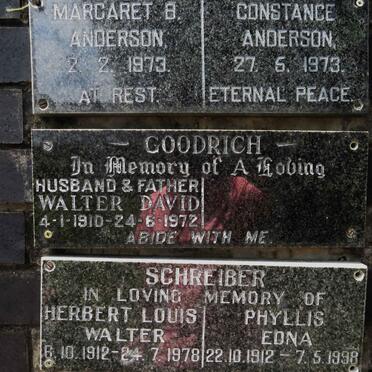 GOODRICH Walter David 1910-1972