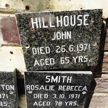 HILLHOUSE John -1971