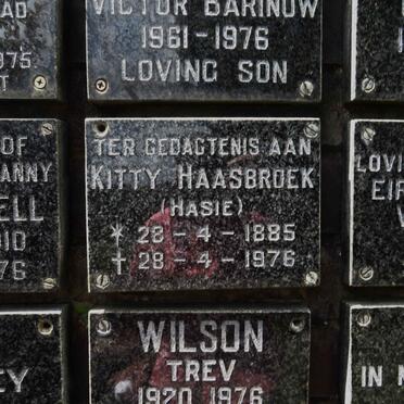 HAASBROEK Kitty 1885-1976