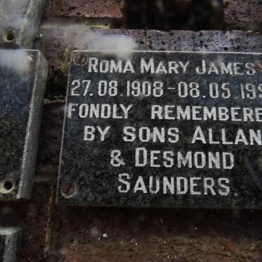 JAMES Roma Mary 1908-1991