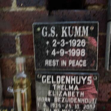 KUMM G.S. 1926-1998