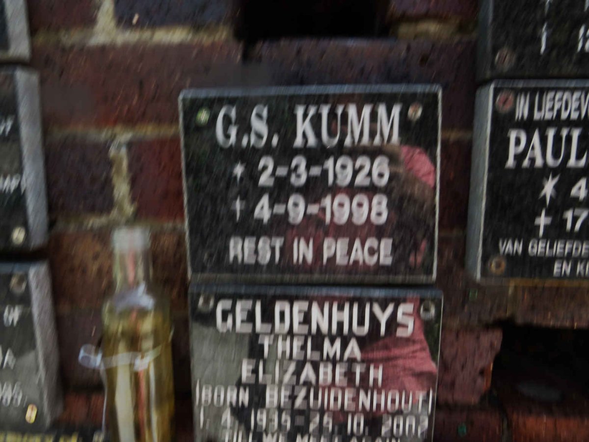 KUMM G.S. 1926-1998