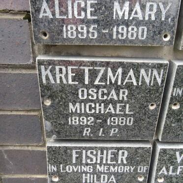 KRETZMANN Oscar Michael 1892-1980