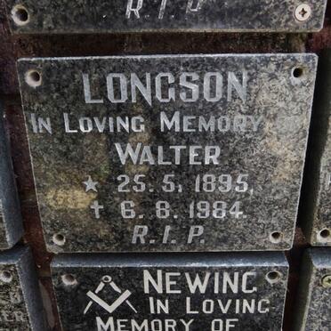 LONGSON Walter 1895-1984