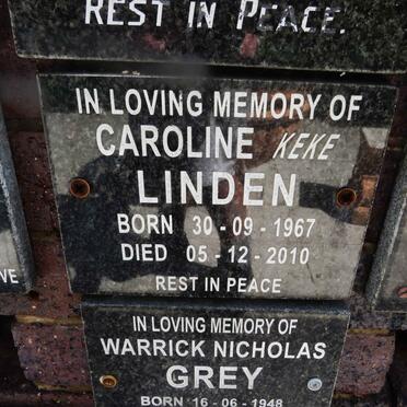 LINDEN Caroline 1967-2010