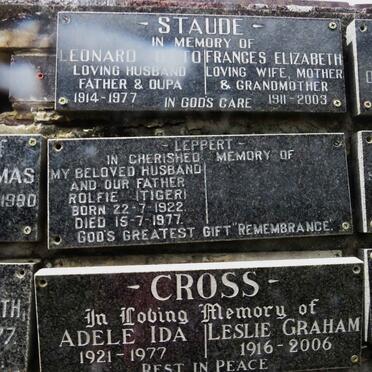 LEPPERT Rolfie 1922-1977