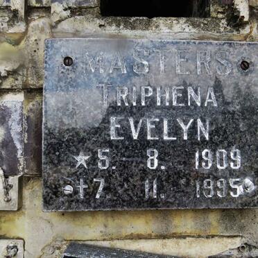 MASTERS Triphena Evelyn 1909-1995
