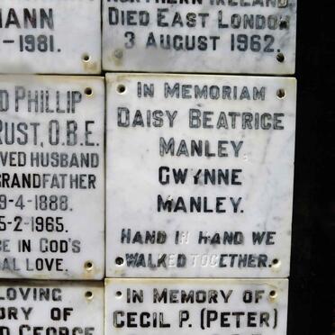 MANLEY Daisy Beatrice :: MANLEY Gwynne