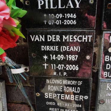 MESCHT Dirkie, van der 1987-2006