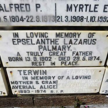 PALMARY Epselanthe Lazarus 1902-1974