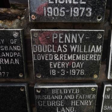 PENNY Douglas William -1976
